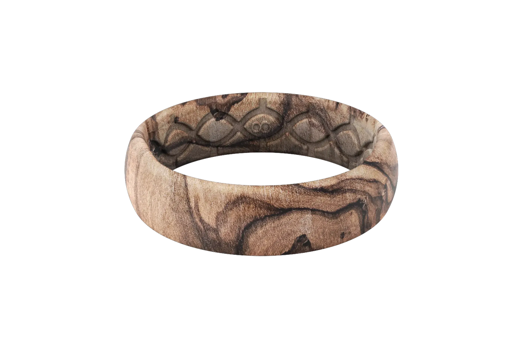 Burled Walnut Thin Ring
