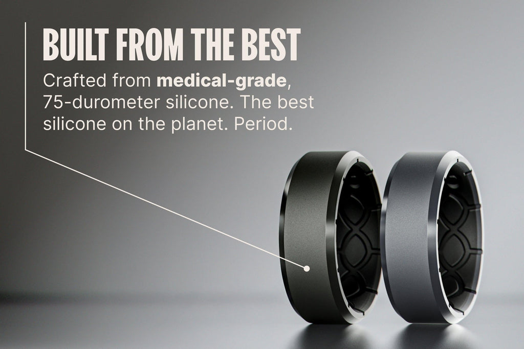 Zeus Cream White Thin Ring