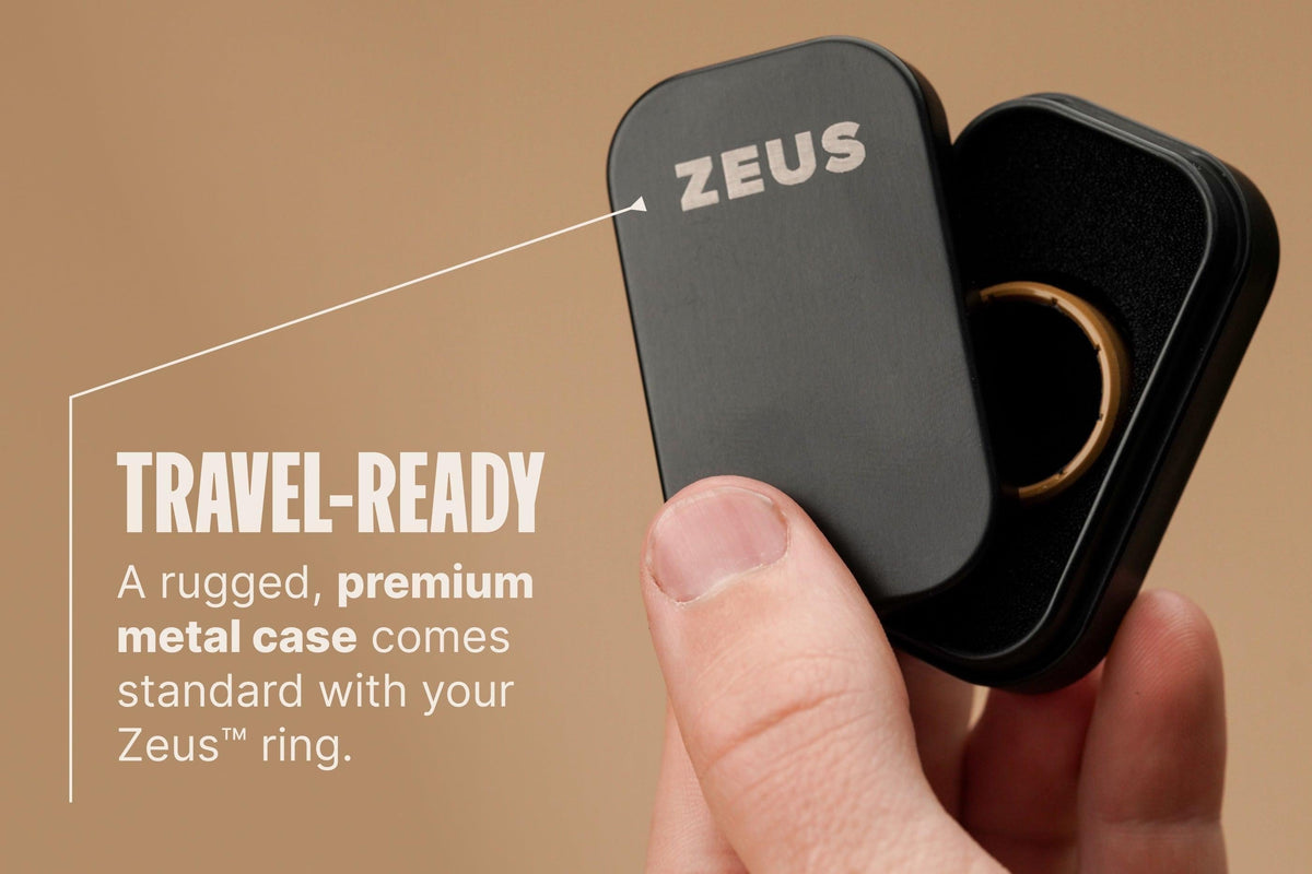 Zeus Aqua Thin Ring